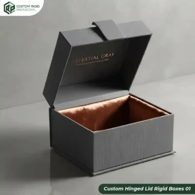 Custom Hinged Lid Rigid Boxes Wholesale USA