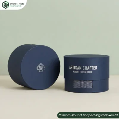 Custom Round Shaped Rigid Boxes Wholesale